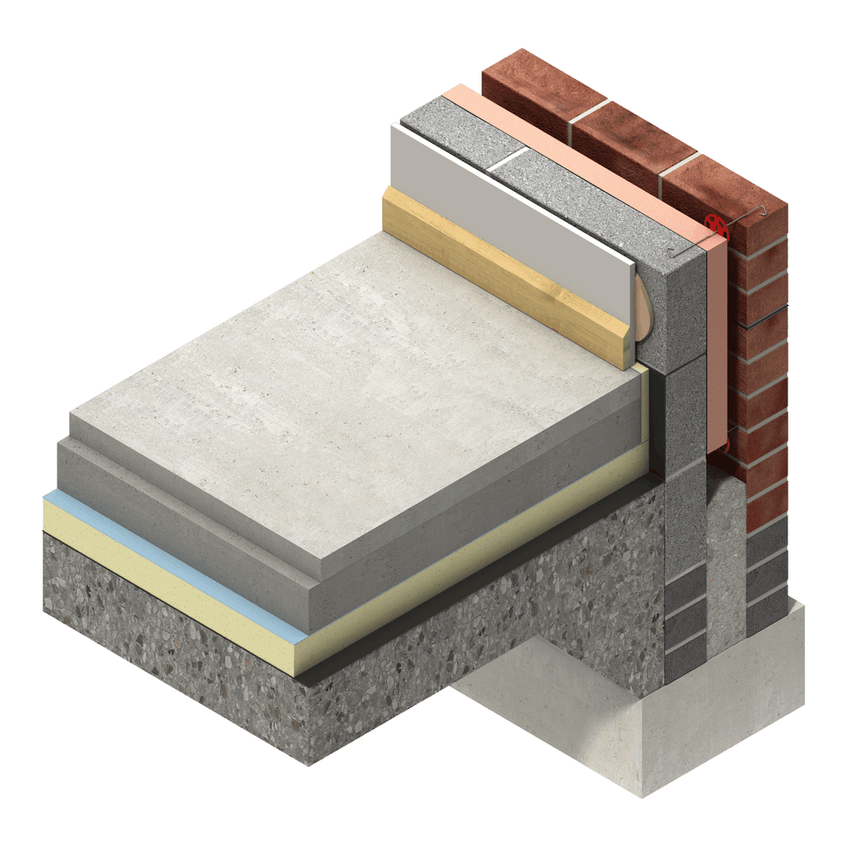 Kingspan Thermafloor TF70 PIR Floor Insulation Board (1200mm x 2400mm) - Armstrong Cheshire