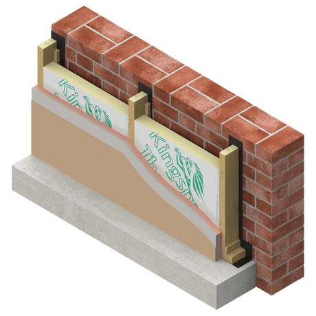 Kingspan Thermawall TW55 PIR Wall Insulation Board (1200mm x 2400mm) - Armstrong Cheshire