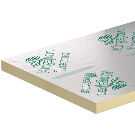 Kingspan Thermawall TW55 PIR Wall Insulation Board (1200mm x 2400mm) - Armstrong Cheshire