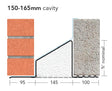 IG  L1/S150 Cavity Wall Lintel