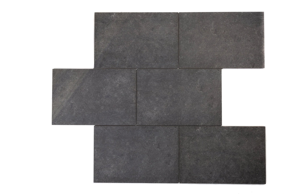 Luzia Porcelain Paving Raven Black Outdoor Tiles - Armstrong Cheshire