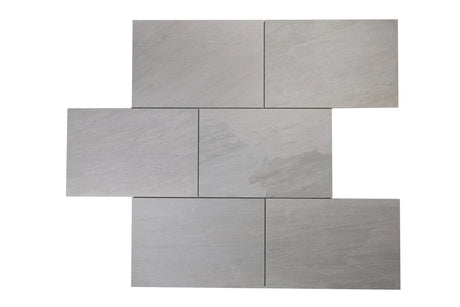 Luzia Porcelain Paving  Sandstone Grey Outdoor Tiles - Armstrong Cheshire