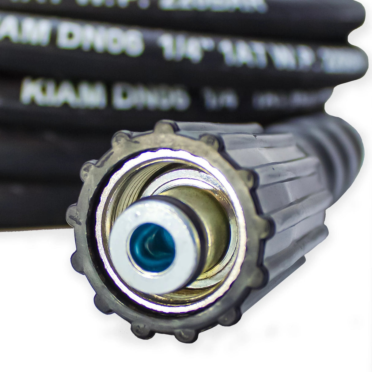 M22 Female - M22 Female Heavy Duty 1/4" Rubber Pressure Washer Hose - Armstrong Cheshire