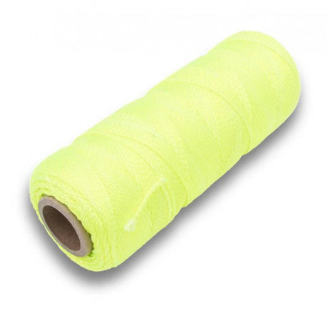 Marshalltown 500' Braided Nylon Fluorescent Brick Line - Armstrong Cheshire
