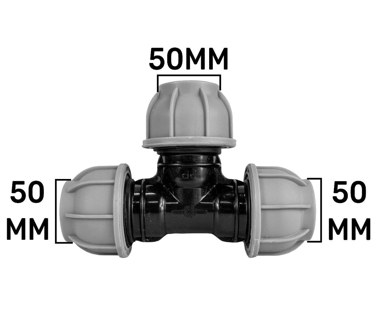 MDPE Tee 50mm - Armstrong Cheshire