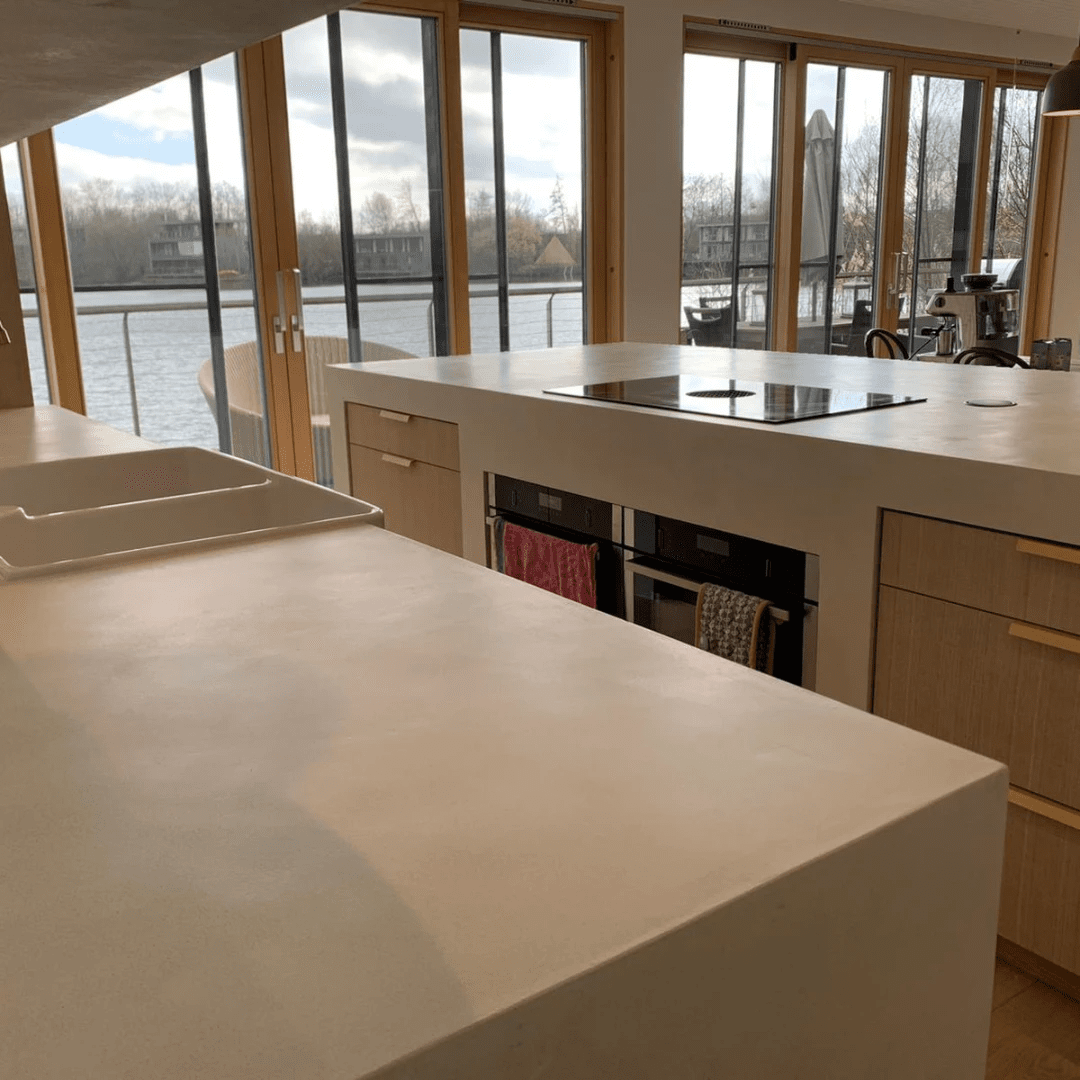 Microcement Polished Concrete by Concrete Lab
