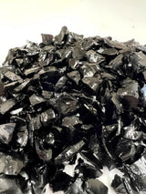 Midnight Black Tumbled Glass Chippings 10-20mm - Armstrong Cheshire