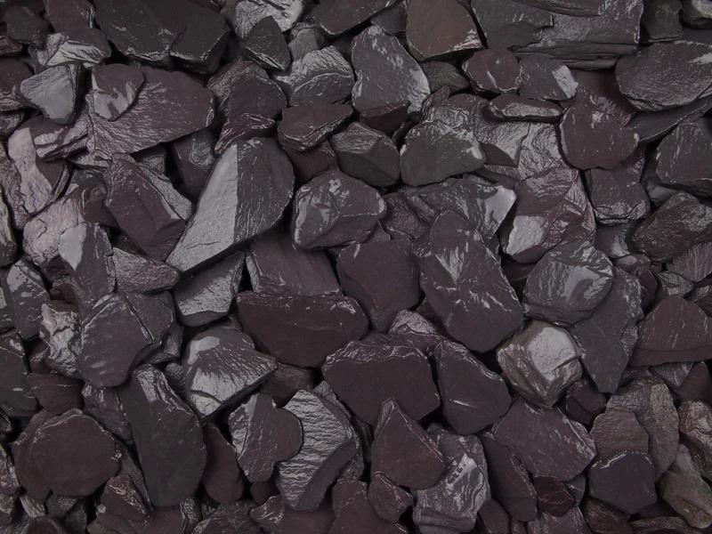 Midnight Blue Slate Chippings 20mm 25/50 20kg Bags - Armstrong Cheshire