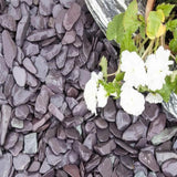 Midnight Blue Slate Chippings 40mm - 800kg Bulk bag - Armstrong Cheshire