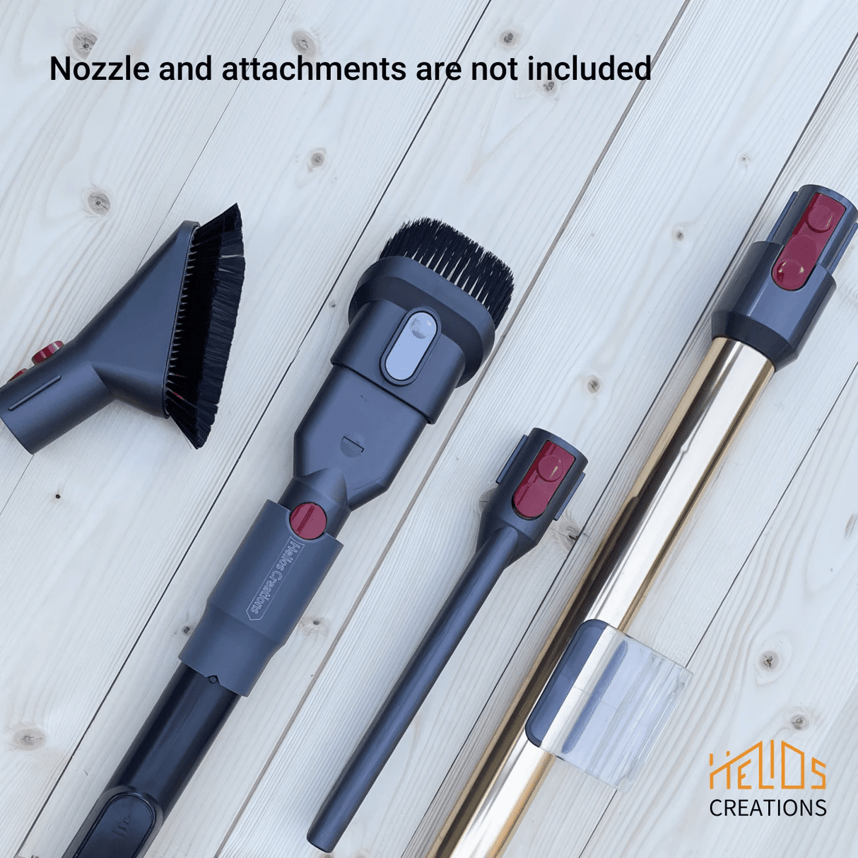 Miele to Dyson Adapter - Use Dyson Accessories with Miele Vacuums by Helios Creations