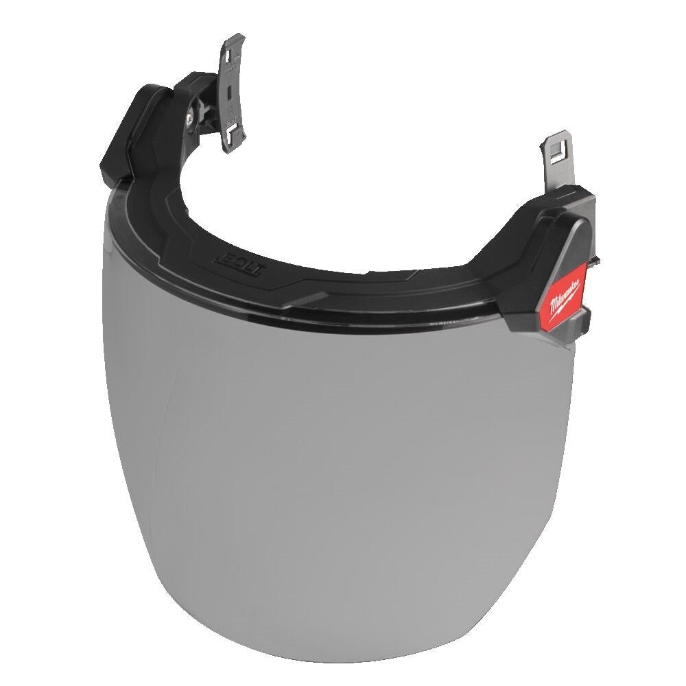 Milwaukee Bolt Face Shield Universal Grey For BOLT System Full Face Protection On Site Environments