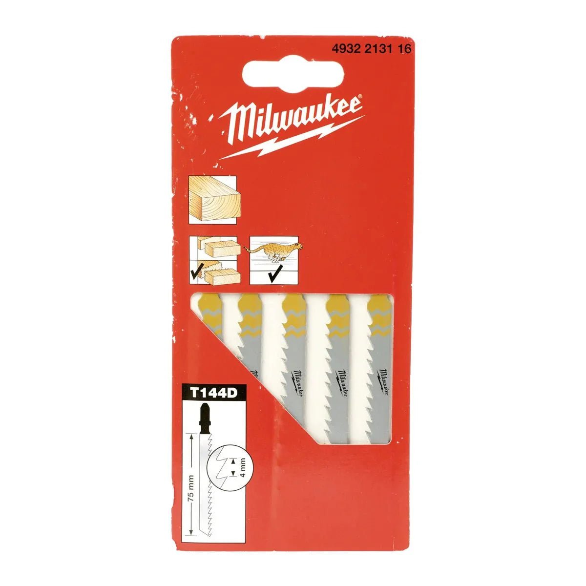 Milwaukee Wood Fast Cut Jigsaw Blades For Rapid Clean Cutting On Site And In The Workshop