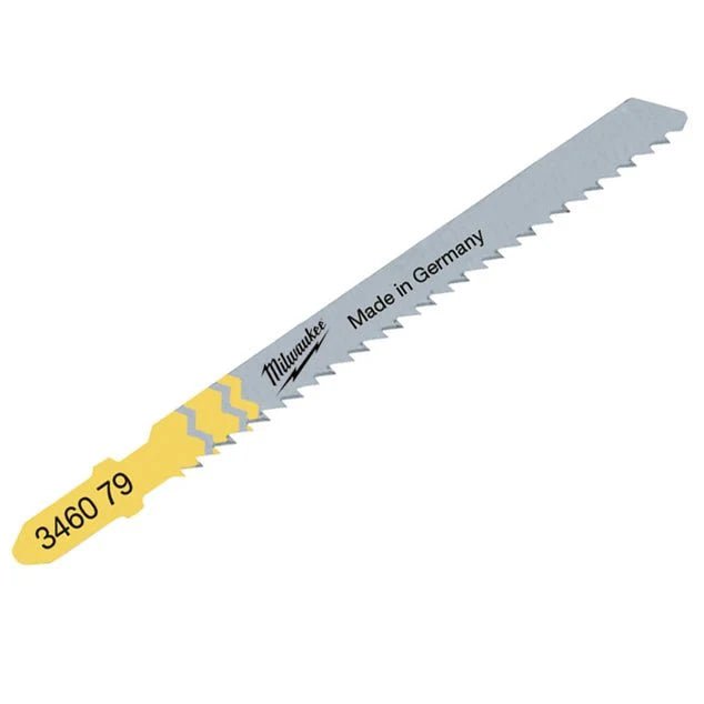 Milwaukee Wood Jigsaw Blade Special Application For Kitchen Worktops Laminated Chipboard 5 Pack