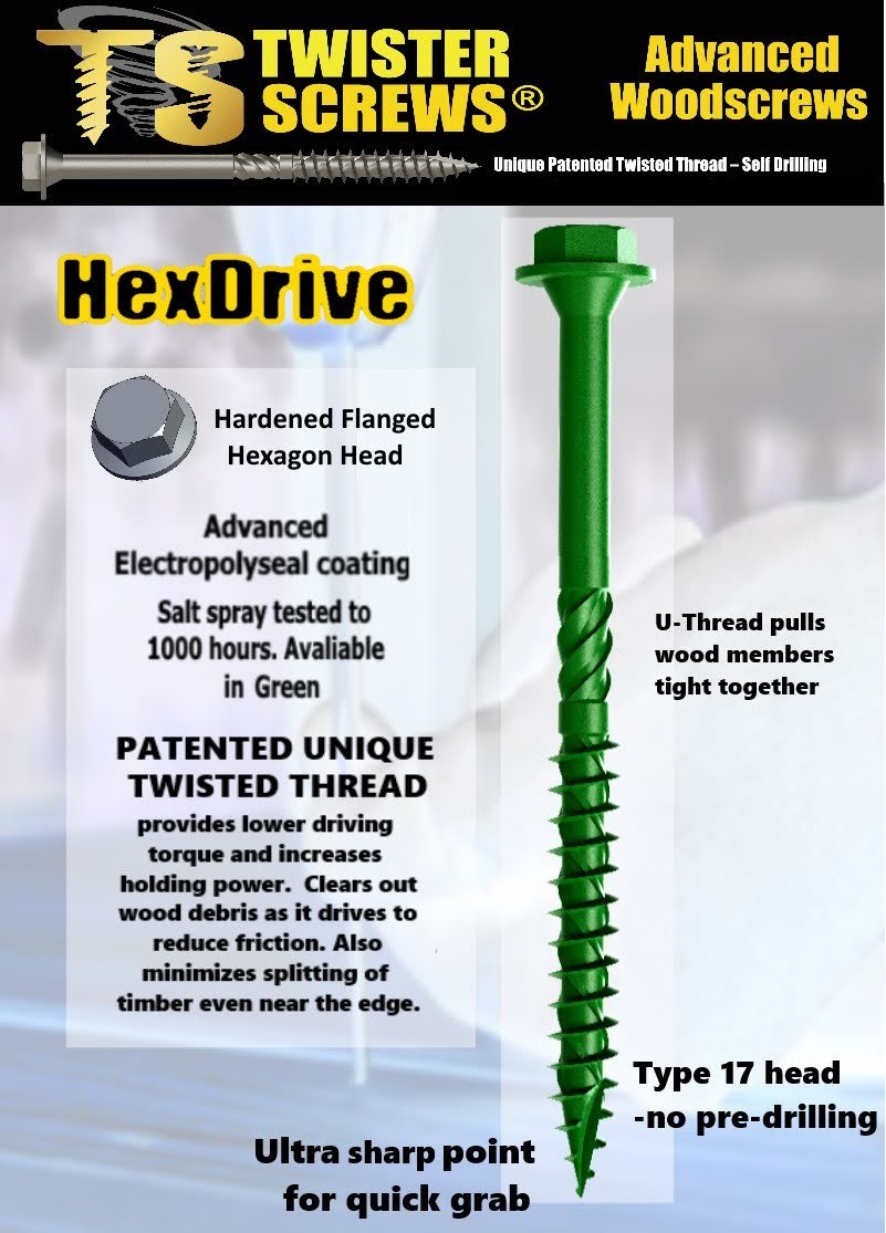 Twister Hexdrive Screws