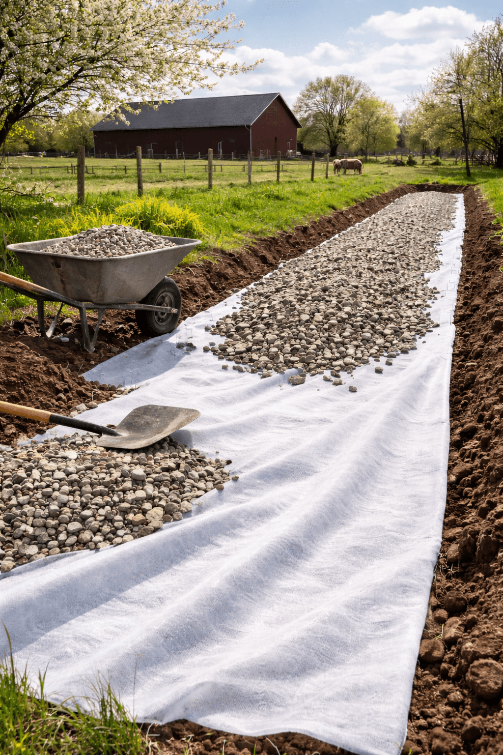 Non-Woven 100gsm Geotextile Membrane Rolls