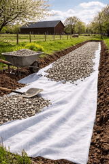 Non-Woven 100gsm Geotextile Membrane Rolls