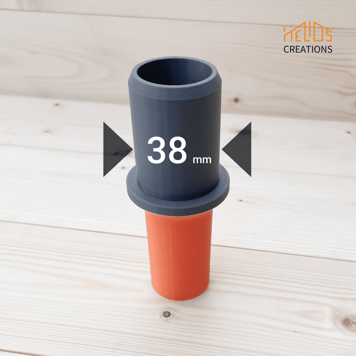 Numatic, Henry family to Ducting Hose Pipe Connector, Sizes: 38, 40, 45, 50 mm by Helios Creations