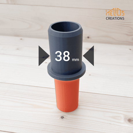 Numatic, Henry family to Ducting Hose Pipe Connector, Sizes: 38, 40, 45, 50 mm by Helios Creations