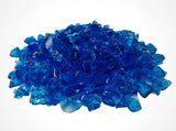 Ocean Blue Tumbled Glass Chippings 10-20mm - Armstrong Cheshire