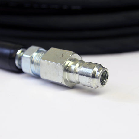 One Quarter Inch Pressure Washer Hose Braided With Three Eighths Inch Male And Female Quick Release 220 Bar 3190 PSI - Armstrong Cheshire