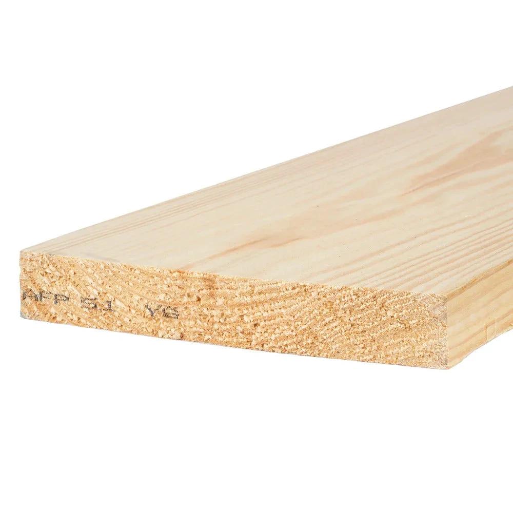Planed Softwood Timber 38x225mm (1.5 x 9 inch) finished size 32x219mm - Armstrong Cheshire