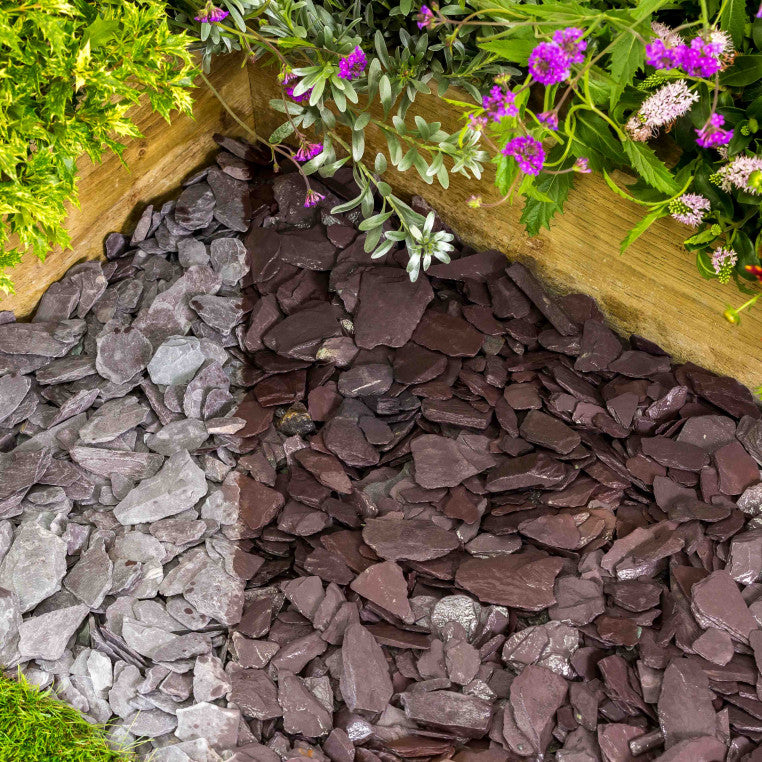 Plum Slate 40mm 20kg Bag (Pallet of 49)