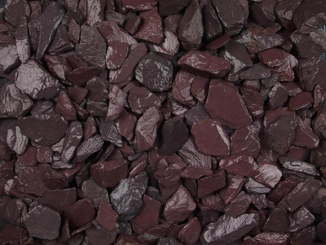 Plum Welsh Slate Chippings 20mm - 800kg Bulk Bag - Armstrong Cheshire
