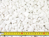 Polar White Spanish Marble Gravel 20mm - 800kg Bulk Bag - Armstrong Cheshire