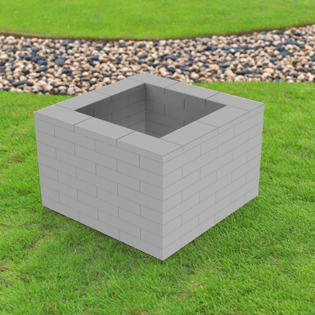 PolyBrick Raised Bed Garden Kit Durable Sustainable Planters With Tool Free Assembly For Easy Gardening - Armstrong Cheshire