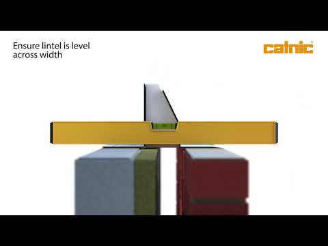 Catnic Lintel-How to install a thermally broken lintel