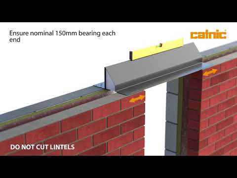 Catnic R15a Catnic CX150/100 150mm Extra Heavy Duty Cavity Lintel – Armstrong Cheshire
