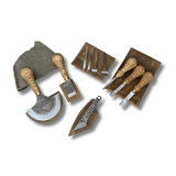 Professional Leatherworking Tool Kit – Cutting Knife, Beveler, Stitching Chisels & Accessories