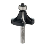 Quarter Inch Rounding Over Router Cutter 12.7mm Radius Tungsten Carbide Tip 38.1mm Diameter 59mm Length - Armstrong Cheshire