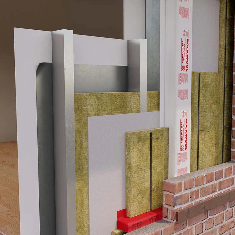 Rockwool Rainscreen Duo Slab 1200mm x 600mm - Armstrong Cheshire
