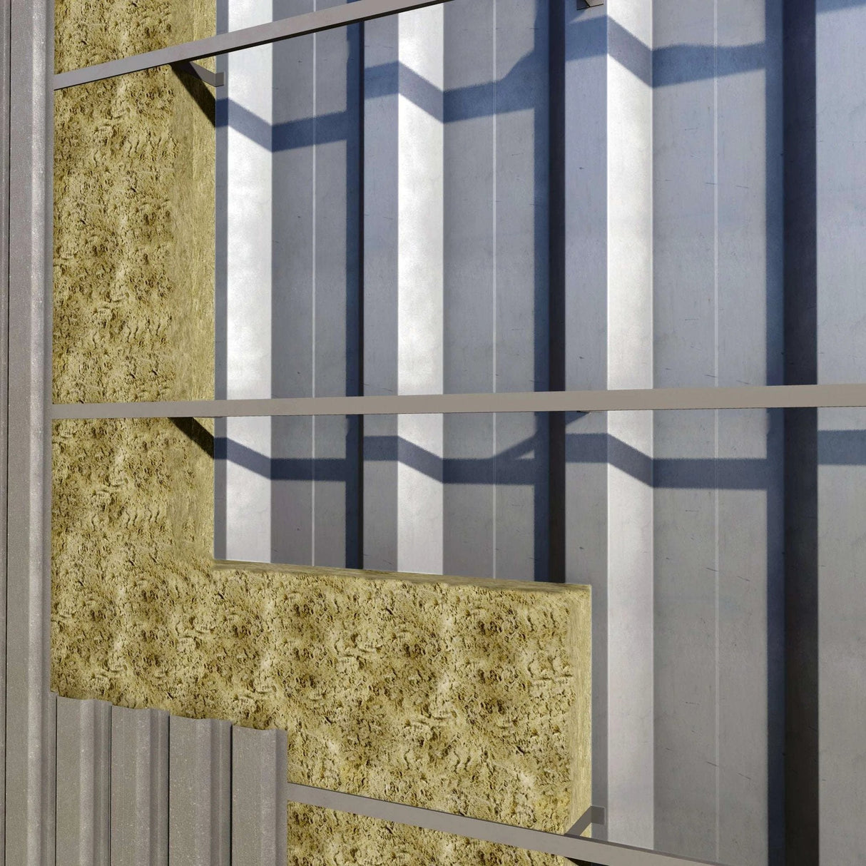 Rockwool RW5 Acoustic Mineral Wool Insulation 1200mm x 600mm - Armstrong Cheshire