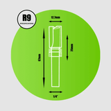 Router Cutter 1/4" x 12mm x 25.4mm Top Bearing Cutter  - R9 - Armstrong Cheshire