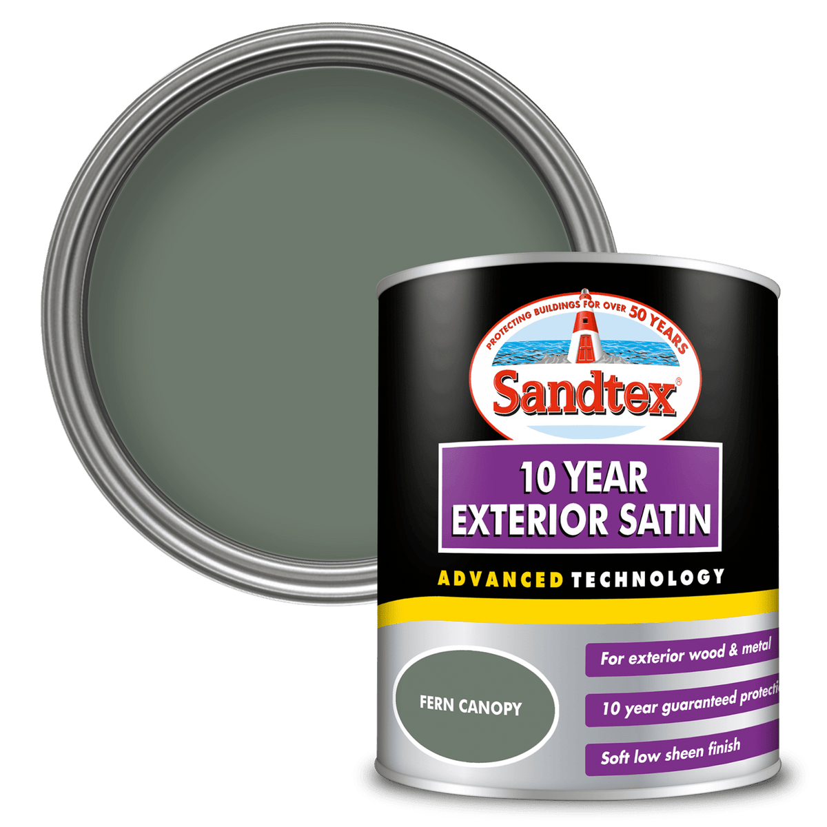 Sandtex Sandtex 10 Year Satin | Long-Lasting Satin Finish Paint – Armstrong ...