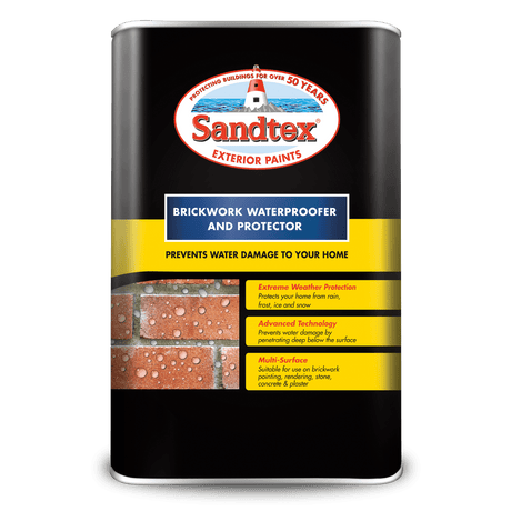 Sandtex Brick Waterproof Protector Clear - 5 L - Armstrong Cheshire