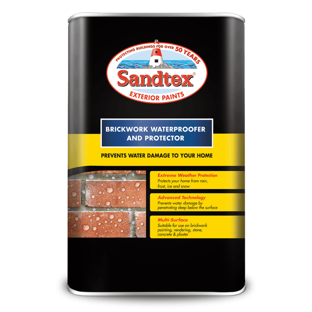 Sandtex Brick Waterproof Protector Clear - 5 L - Armstrong Cheshire