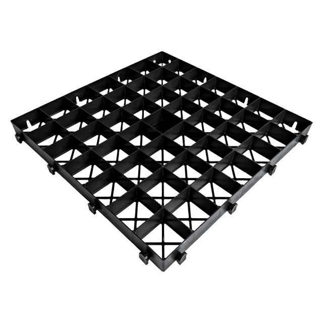 Shed Base Grid 500mm x 500mm x 40mm Recycled Plastic Shed Base Kit for Fast, Easy Foundation Installation Eco Friendly - Armstrong Cheshire