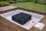 Soakaway Kit Polystorm PSM1A Crate 190L - Geotextile & Joining Tape