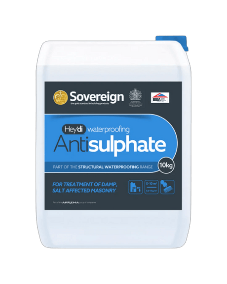Sovereign Hey’di Antisulphate  Advanced Salt Neutralising Treatment for Damp & Salt‑Affected Masonry - Armstrong Cheshire