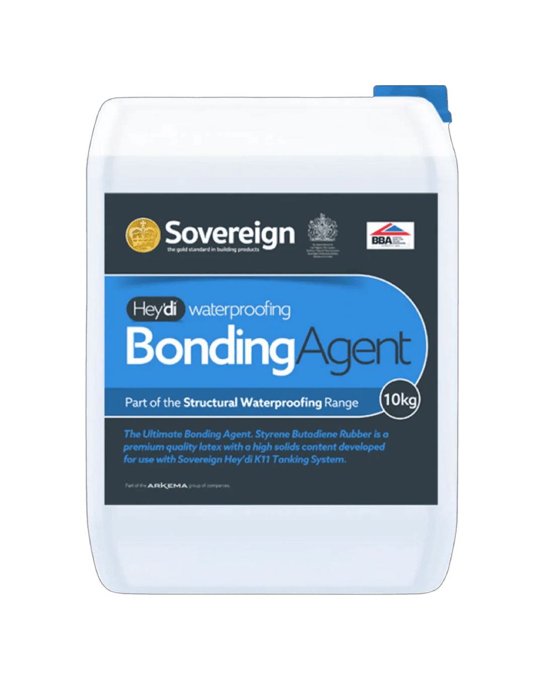 Sovereign Hey’di Bonding Agent Carboxylated SBR Polymer Dispersion for Renders, Screeds & Tanking Systems - Armstrong Cheshire