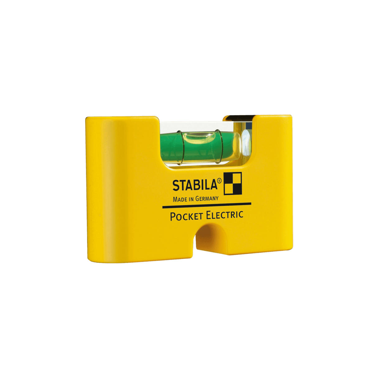 Stabila Pocket Electric Spirit Level With Magnetic Hold And Screwdriver Channel For Electricians