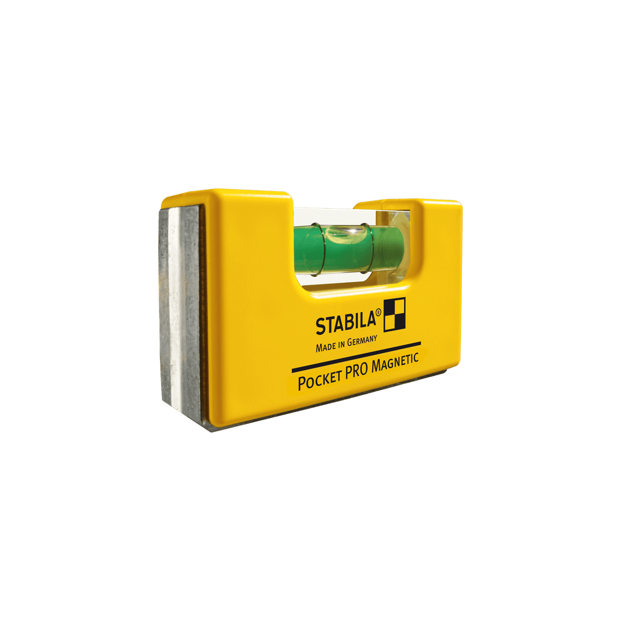 Stabila Pocket PRO Magnetic Spirit Level For Pros With Aluminium Housing V Grooved Surfaces And Rare Earth Magnets