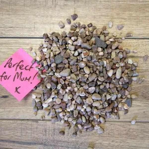 Staffordshire Pink Gravel Stone by Dandy's Topsoil & Landscape Supplies