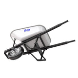Steel Tray Wheelbarrow with Leg Stabiliser