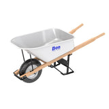 Steel Tray Wheelbarrow with Leg Stabiliser