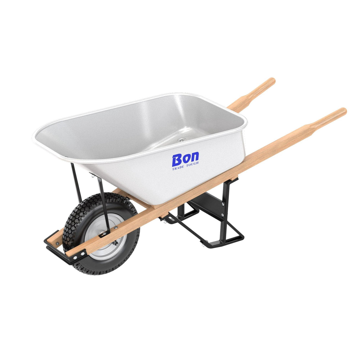 Steel Tray Wheelbarrow with Leg Stabiliser