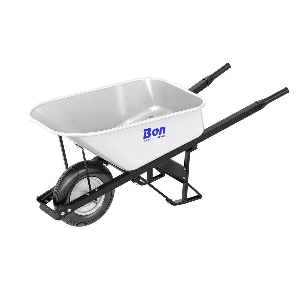 Steel Tray Wheelbarrow with Leg Stabiliser